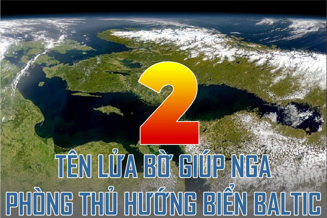 Bộ đôi tên lửa phòng thủ canh biển Baltic của Nga