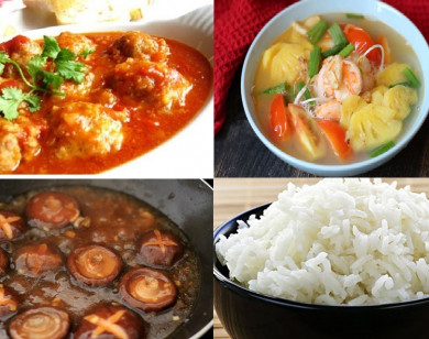 Thực đơn cơm chiều: Món ngon mẹ đảm nấu cho cả nhà