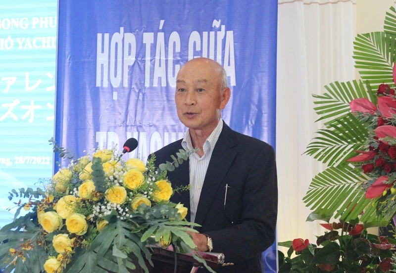 ông MasaHiro Nakajima – Giám đốc Công ty Hokkaido Lotus, chia sẻ tại buổi toạ đàm.