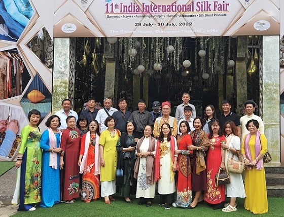 Gần 30 doanh nghiệp Việt dự Hội chợ tơ lụa quốc tế Ấn Độ lần thứ 11