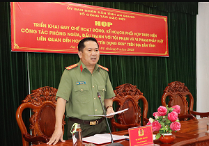 An Giang: Lập tổ công tác đặc biệt phòng, chống tội phạm tín dụng đen