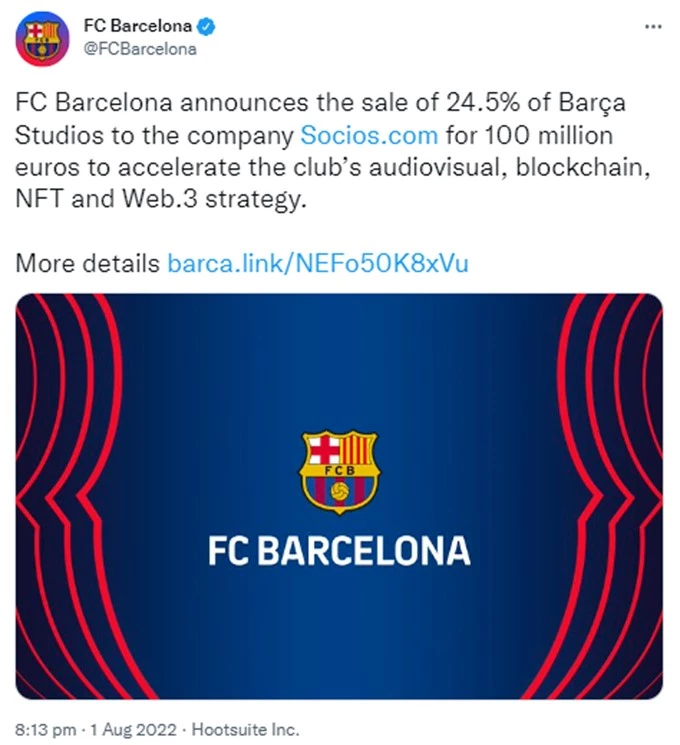 Barca có thêm 