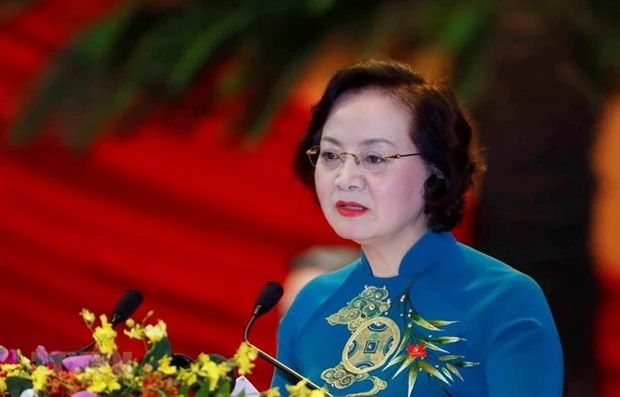 Minister of Home Affairs Pham Thi Thanh Tra.