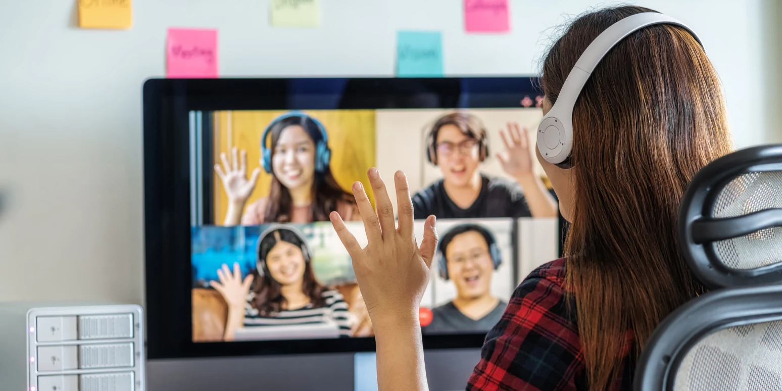 Using hand gestures can enhance your video call experience.