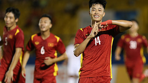 Văn Khang tỏa sáng, U19 Việt Nam thắng dễ U19 Myanmar