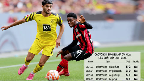 Trận cầu vàng: Chọn cửa dưới và tài trận Dortmund vs Leverkusen