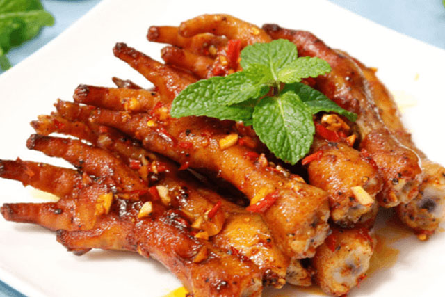 Cách làm chân gà nướng mật ong