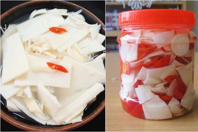 Cách muối măng chua trắng giòn, không bị nổi váng