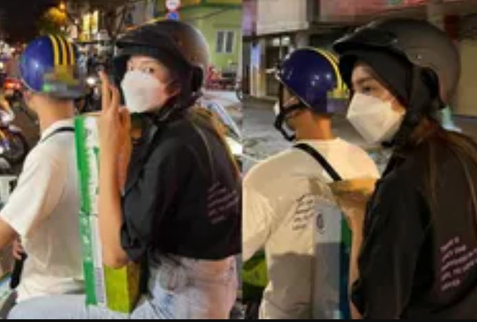 Hoa hậu Thuỳ Tiên đi xe máy làm từ thiện, ghi điểm bởi hình ảnh giản dị