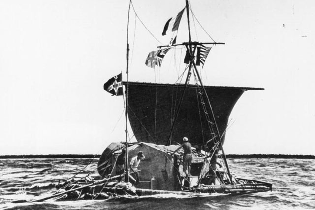 Thor Heyerdahl và chuyến phiêu lưu hoang dã vượt đại dương bằng thuyền tự chế