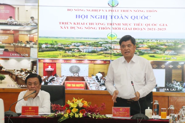 Ông Trần Thanh Nam – Thứ trưởng Bộ nông nghiệp & PTNT  Xây dựng Nông thôn mới đến năm  2025 phấn đấu cả nước có ít nhất 80% số xã đạt chuẩn NTM.