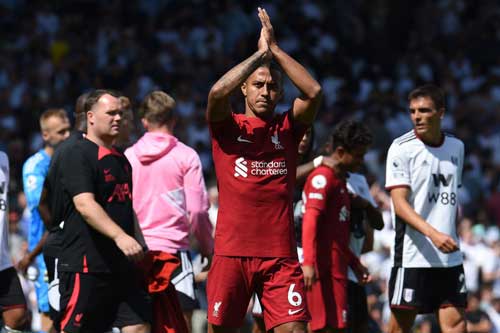 Liverpool nguy cơ mất Thiago trong 6 tuần