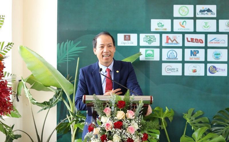 Ông Sử Thanh Hoài – Chủ tịch UBND huyện Lạc Dương đặt nhiều kỳ vọng vào mô hình Cà phê doanh nhân của Chi hội Doanh nghiệp huyện.