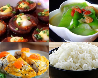 Thực đơn cơm chiều: 3 món tuyệt ngon