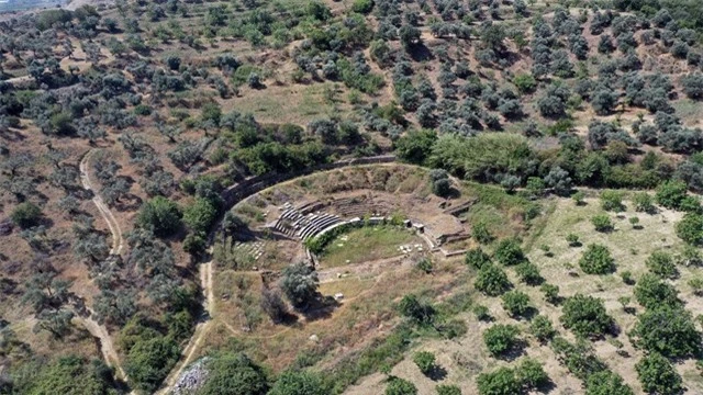 Khu vực khảo cổ Đền thờ Zeus ở thành phốMagnesia. Ảnh: Greek.
