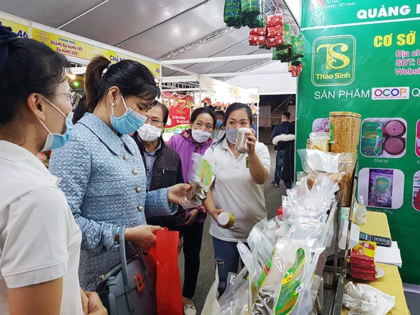 Các sản phẩm OCOP, sản phẩm công nghiệp nông thôn sẽ được giảm chi phí thuê gian hàng tại Hội chợ hàng Việt - Đà Nẵng 2022 