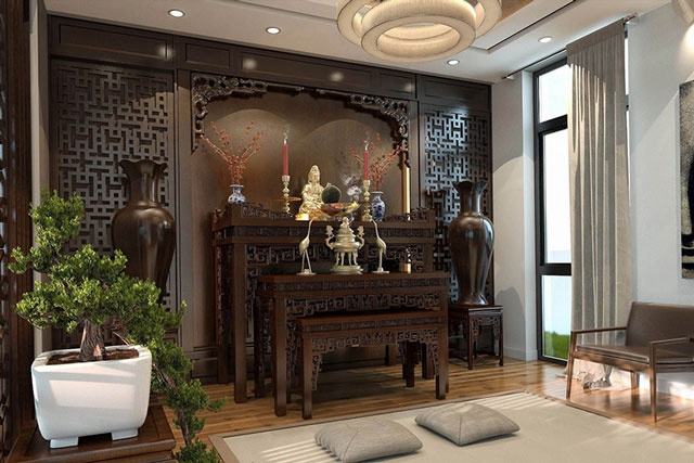 Bàn thờ đặt đúng cung "hao tài" này, tháng 7 cô hồn càng thêm khốn khó, tiền tài đi mất, xui xẻo quấn thân