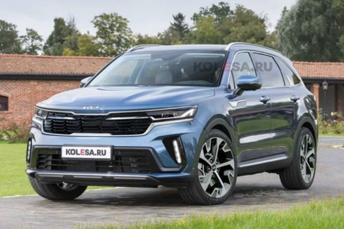 Kia Sorento 2023 sẽ ra mắt trong năm sau, cải tiến diện mạo, gây áp lực cho Hyundai Santa Fe