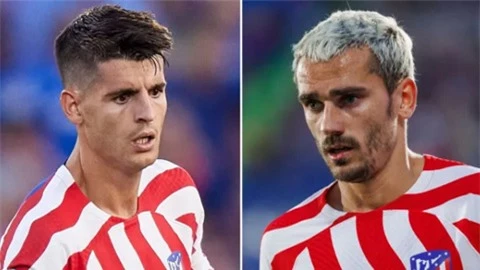 Atletico đề nghị dùng Morata hoặc Griezmann đổi Ronaldo