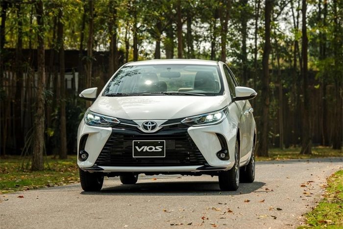  Toyota Vios cùng Hyundai Accent và Honda City là những sedan hạng B xuất hiện trong top 10 xe bán chạy nhất thị trường Việt. Ảnh: Toyota Việt Nam. 
