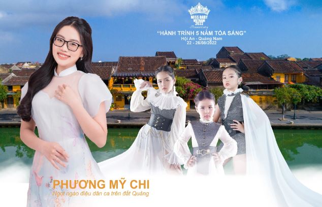 Phương Mỹ Chi mang dân ca lên sân khấu chung kết Miss Baby Việt Nam 2022 tại Hội An