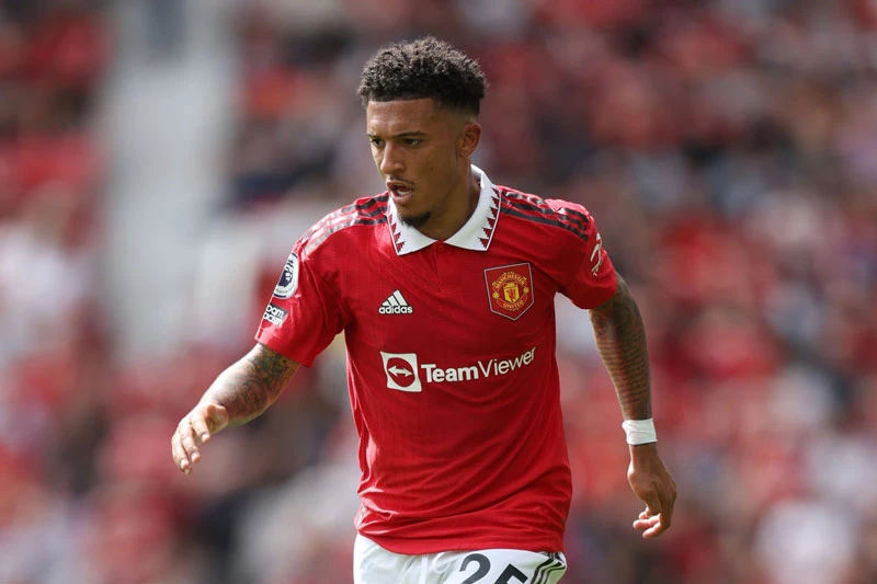 = 5. Jadon Sancho (Man Utd, mức lương: 350.000 bảng/tuần).