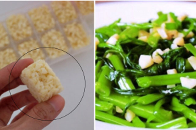 Bóc tỏi, băm nhuyễn cho vào khay làm đá, cất tủ đông, hiệu quả bất ngời khiến ai nấy đều kinh ngạc