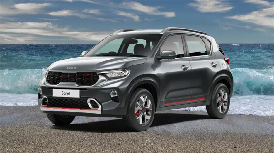 Kia Sonet 'nhá hàng' phiên bản thể thao X-Line 2023 'cực cháy', đe nẹt Toyota Raize 175497