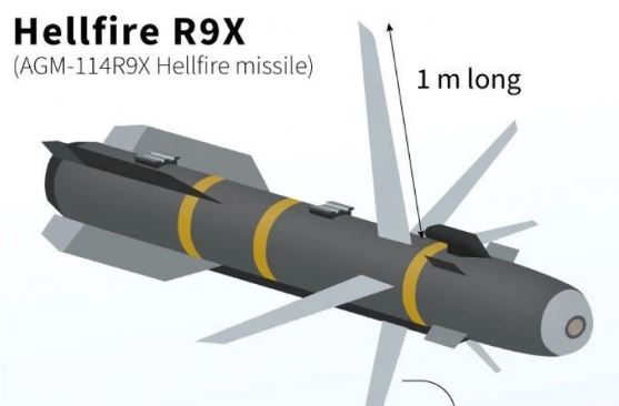 Tên lửa Ninja Mỹ xé nát thủ lĩnh al-Qaeda bằng dao, không cần gây nổ