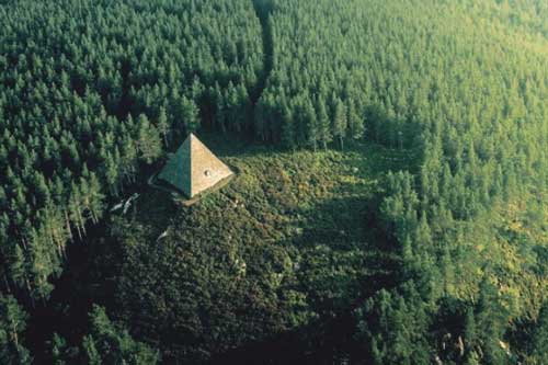 ‘Kim tự tháp bí mật’ ở Scotland ẩn giữa cánh rừng bạt ngàn