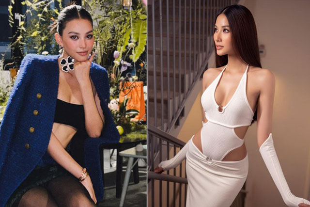 Tiểu Vy diện mốt khoe nội y gợi cảm, Hoàng Thuỳ nóng bỏng không kém với váy cut-out táo bạo