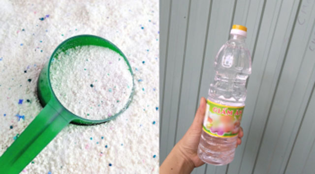 Trộn bột giặt với giấm trắng: Lợi ích rất lớn, nhiều người chưa biết