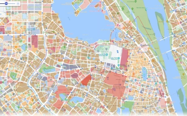 Đồ án quy hoạch phân khu đô thị H1-2, tỉ lệ 1/2000.