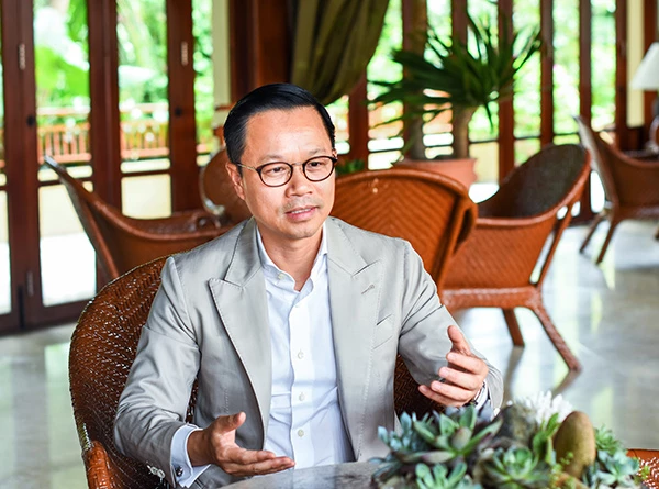 Ông Nguyễn Đức Quỳnh trả lời phỏng vấn Doanh nghiệp Việt Nam