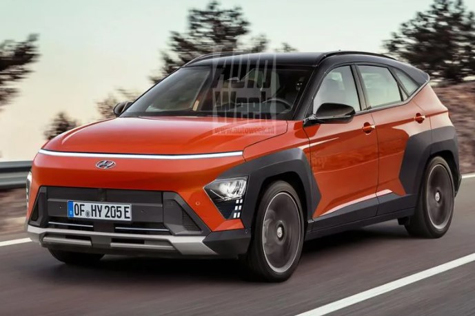 Hé lộ thiết kế Hyundai Kona 2023, phong cách mới lạ vượt thời đại