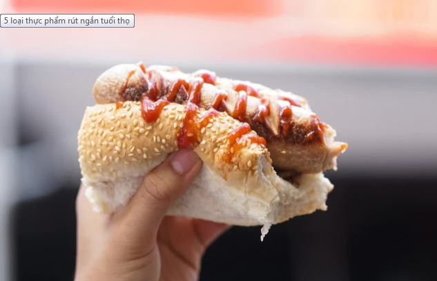 5 loại thực phẩm rút ngắn tuổi thọ