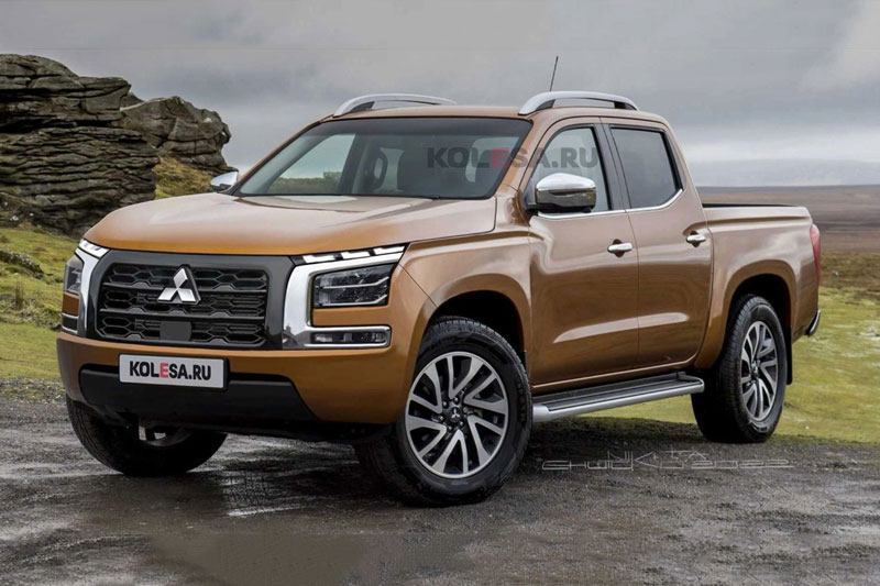 Mitsubishi Triton 2023 lộ diện, cạnh tranh với Ford Ranger 2022 vừa ra mắt