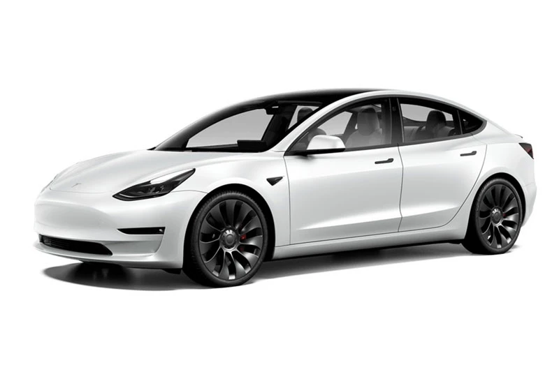 =9. Tesla Model 3 Performance (vận tốc tối đa: 261 km/h).