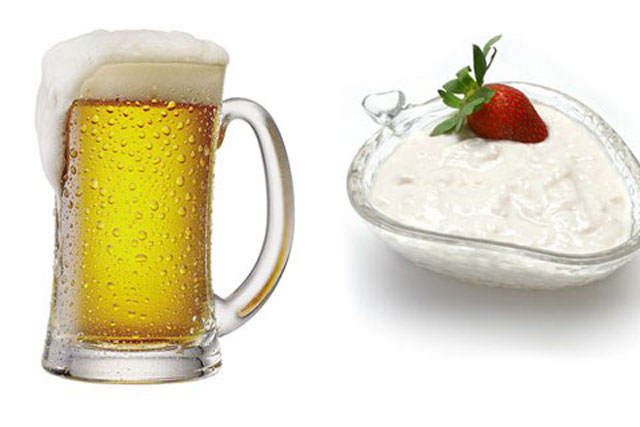 Bia kết hợp với những nguyên liệu này giúp da sáng, mịn màng