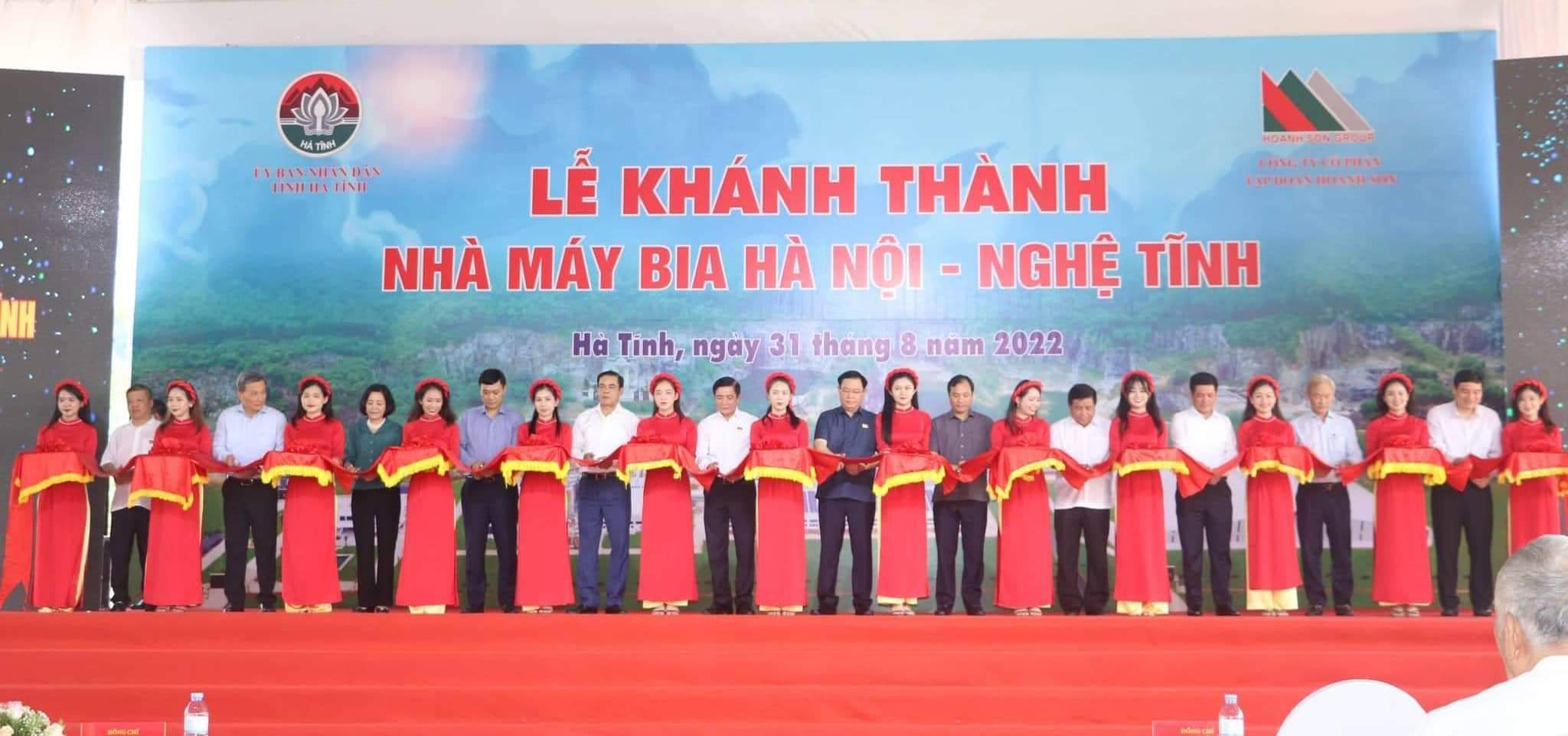 Khánh thành Nhà máy Bia Hà Nội - Nghệ Tĩnh công suất 100 triệu lít/năm