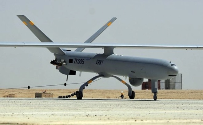 Mẫu UAV vũ trang Shahed-129 của Iran rất giống phiên bản MQ-1 Predator của Mỹ.