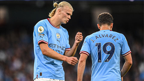 Cứ đá thế này Alvarez có thể đẩy Haaland lên ghế dự bị