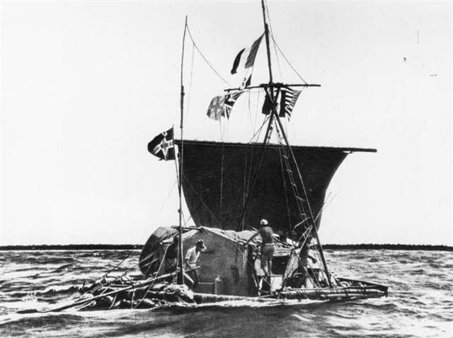 Thor Heyerdahl: Nhà thám hiểm đã vượt hàng nghìn hải lý băng qua đại dương trên một chiếc bè tự chế - Ảnh 3.