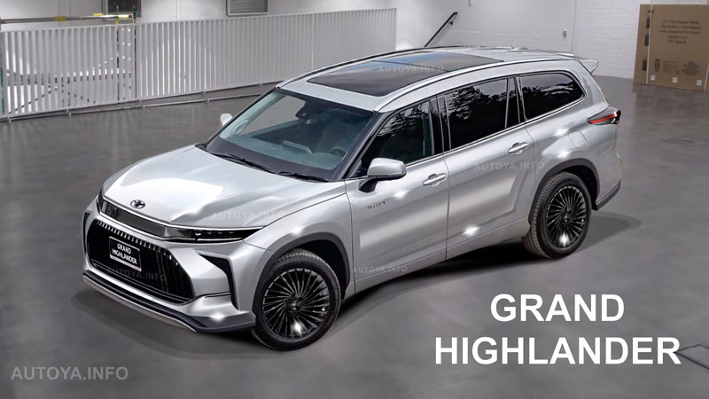 Biến thể 'khổng lồ' của Toyota Highlander chuẩn bị ra mắt, giá rẻ hơn Land Cruiser