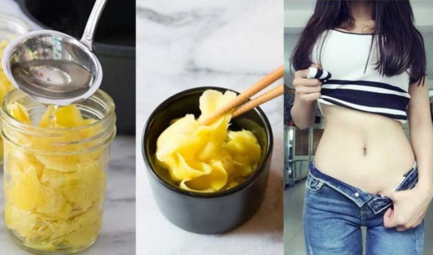 Sáng dậy cứ ăn 1 thìa gừng ngâm vừa tốt cho dạ dày lại giảm cân thần tốc