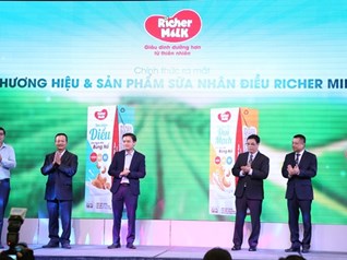 Sữa nhân điều đầu tiên tại Việt Nam chính thức ra mắt thị trường