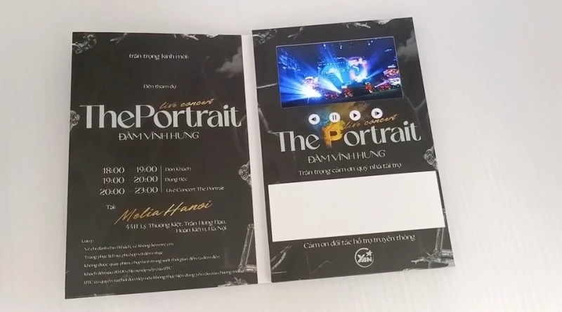 Cận cạnh chiến vé LCD xịn xò của “The Portrait” Live Concert”