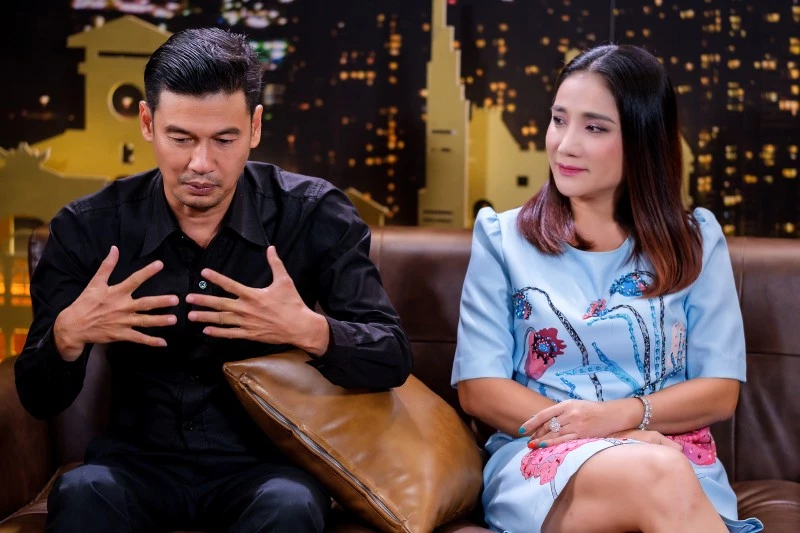 MC Cát Tường và Tiết Cương trong The Khang Show 