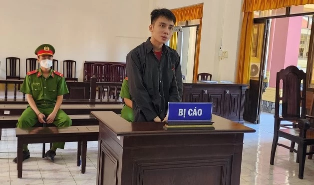 Bị cáo Trần Trương Cường tại phiên xét xử sơ thẩm