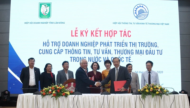 Hiệp hội Thông tin tư vấn kinh tế thương mại Việt Nam (VICETA) phối hợp với Hiệp hội Doanh nghiệp và Liên minh Hợp tác xã tỉnh Lâm Đồng
